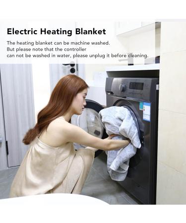 Zerodi's Soft Flannel Heating Blanket | Fast Warming Automatic Shutdown & Skin-Friendly | Perfect for Winter (EU 230V) - Buy Online on GoSupps.com