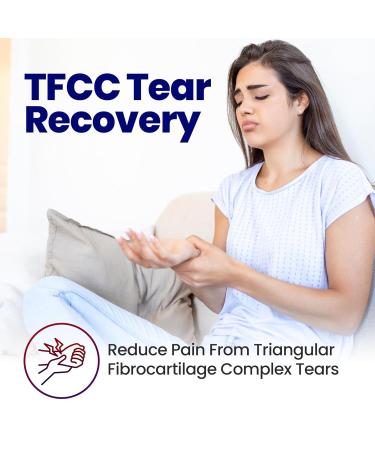 Compression Wrist Brace for TFCC Tears & Carpal Tunnel Pain Relief | Adjustable Support for Men & Women | Large Wrist Wrap for Gym & Daily Use - Buy Online on GoSupps.com