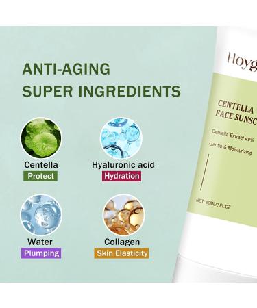 CenTella Korean Sunscreen SPF 50+ PA++++ | Calming Moisture Daily Facial Sunscreen for Women | Vegan Water-Fit Sun Serum with No White Cast - Shop Now - Buy Online on GoSupps.com