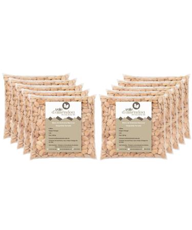 Portuguese Toasted Skinless Almond 10 kg Large Natural Ideal for Vegan Vegetarian Keto and Paleo Diets. Vale D'Amendoa