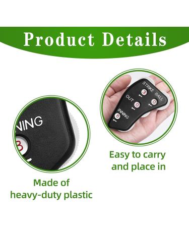 Watayo 4 Wheel Umpire Indicator - Baseball & Softball Umpire Counter Clicker (2pcs) - Buy Online on GoSupps.com