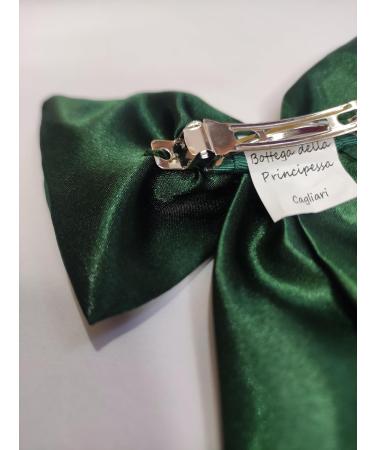 Bow for Hair Coquette-Handmade in Italy-Hair Clip for Women and Girls with Bow-French Closure - Buy Online on GoSupps.com