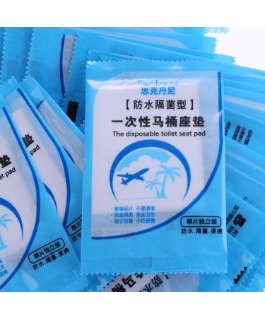 perfektchoice Pack Of 50 Disposable Paper Toilet Seat Cover Camping Travel Sanitary Pad - Buy Online on GoSupps.com