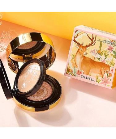 Cushion Foundation - Moisturizing Foundation with Air Cushion Mirror Non-Greasy Makeup Supplies for Dating Travel Home Work Shopping Meeting Tongfeng - Buy Online on GoSupps.com