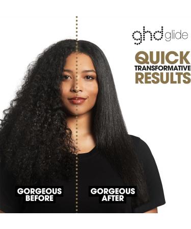 GHD Glide Hot Brush - Ceramic Technology with Ioniser, 185 C Optimum Temp for Frizz-Free Styling - Black - Buy Online on GoSupps.com