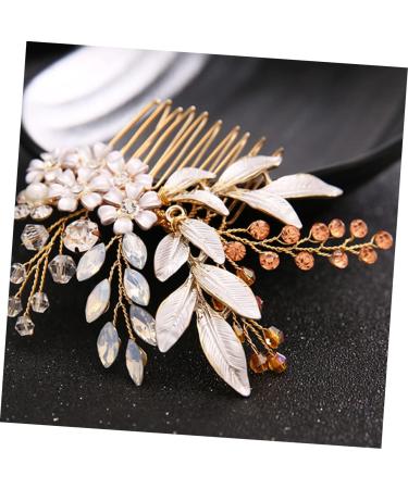 minkissy Decorative Hair Combs Wedding Hair Comb Wedding Headpiece for Bride Bridal Headpieces for Wedding Bridal Hair Comb Prom Headpiece Hair Accessory for Women Decorate Crystal Miss - Buy Online on GoSupps.com
