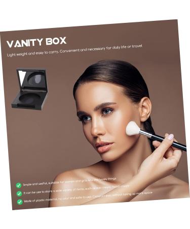 POPETPOP 8 Pcs Blush Box Eyeshadow Box Eyeshadow Case with Mirror Makeup Blush Makeup Supplies Plastic 5x5cmx2pcs Blackx2pcs - Buy Online on GoSupps.com