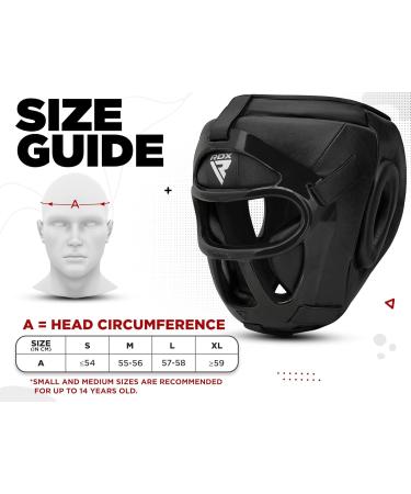 Buy RDX Maya Hide Leather Head Protection Box Grille - MMA Kickboxing & Muay Thai Helmet for Training Sparring and Facial Protection - Buy Online on GoSupps.com