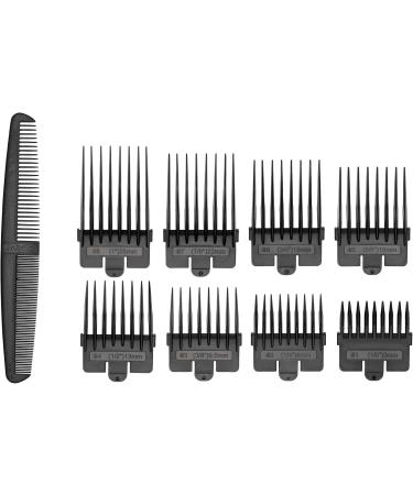 Babyliss 7755U Men Hair Clipper Diamond Sharp Stainless Steel Blades 8 Comb Guides Mains Powered Hair Styles at Home Comb Included Smooth & Precise Black - Buy Online on GoSupps.com