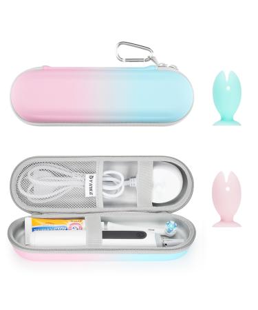 Travel case toothbrush electric for oral-b pro for Philips Sonicare and electric toothbrush JTF with suction cup toothbrush protective cap durable hygienic for adults travel at home - Buy Online on GoSupps.com