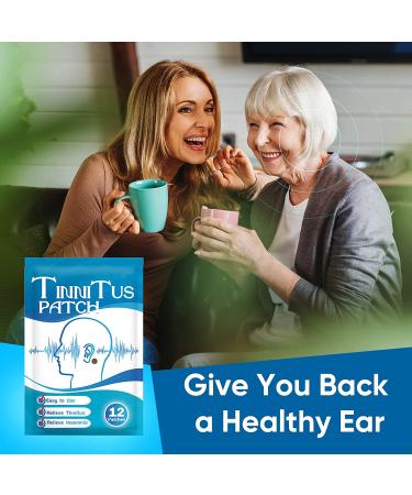 Tinnitus Relief Patches - Natural Herbal Treatment for Ringing Ears, Discomfort Relief, Improved Hearing, Peaceful Sleep - Buy Online on GoSupps.com