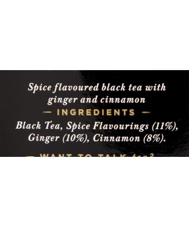 Twinings Dark Chai Tea Bags - 40 Count (Pack of 1) - Authentic Spiced Blend - Buy Online on GoSupps.com