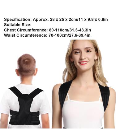 Posture Corrector for Teens | Upper Back Brace for Boys & Girls | Spinal Support & Improved Posture - Buy Online on GoSupps.com