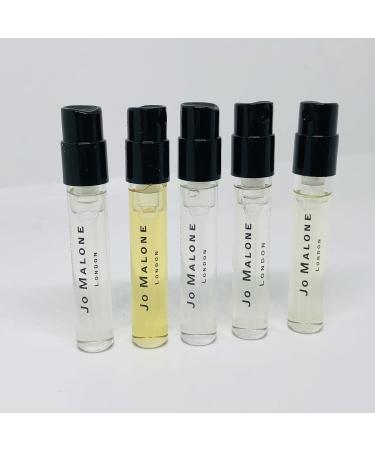 Jo Malone Set 5 London Fragrance Sample VIALS Different Scent 0.05oz/ 1.5ml each