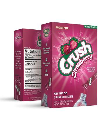 Crush Powder Drink Mix - Sugar Free & Delicious (Classic Variety, 30 Sticks) - Buy Online on GoSupps.com