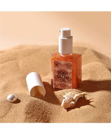 CHAKAE Shimmer Body Oil for Skin Highlighter Illuminating Liquid Makeup 30ml for Women Girls - Buy Online on GoSupps.com