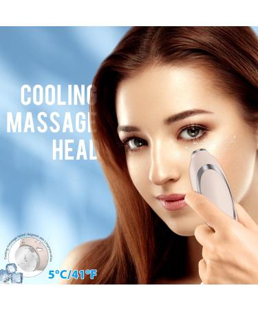Red Light Therapy Facial Massager - Anti-Aging Skin Care Tool for Lifting & Tightening at Home (Light Pink - Buy Online on GoSupps.com