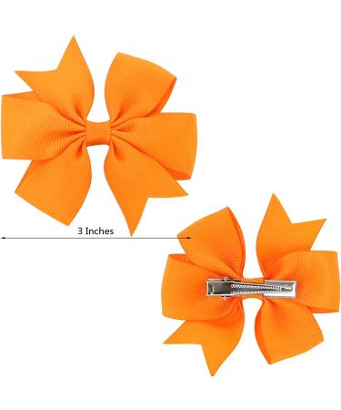 40-Piece 3 Inch Grosgrain Ribbon Pinwheel Hair Bows with Alligator Clips for Girls, Babies, Toddlers - Boutique Accessories, Teens Gifts - Pairs - Buy Online on GoSupps.com