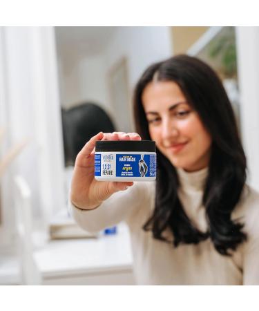 Victoria Beauty - Hair Mask for Damaged Hair Organic Argan Oil Keratin and Biotin Hair Repair Mask Hair Damage Repair 250ml - Buy Online on GoSupps.com