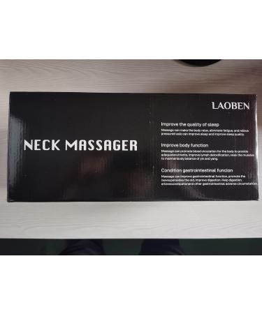 Buy Laoben Neck Massager - 3 Adjustable Speeds for Pain Relief | Ideal for Car Office & Home Use - Bright Black - Buy Online on GoSupps.com