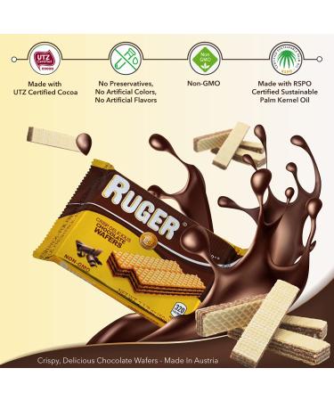 Ruger Wafers - Delicious Austrian Chocolate Wafers (12 Pack, 2.125 oz) - Buy Online on GoSupps.com