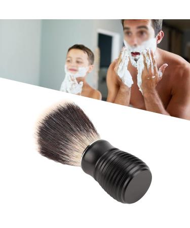 Professional Men Shaving Brush - Nylon Hair Beard Foam Brush with Aluminum Alloy Handle for Smooth Shaving - Buy Online on GoSupps.com