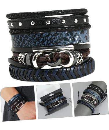 Abaodam Hair Pcs Bracelet hair jewelry spiral hair ties small hair ties hair ties for women adjustable hair ties for thick hair four piece set universal men and women artificial Leather - Buy Online on GoSupps.com