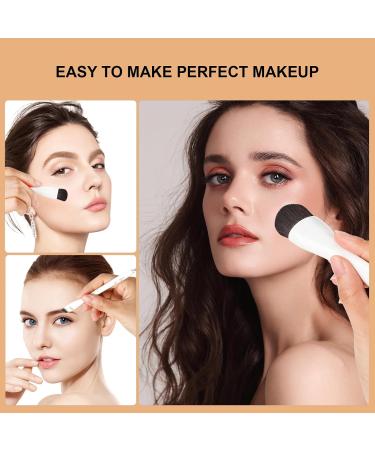 Premium Makeup Brushes Set - Foundation Concealer Dual-Ended Eyebrow & Eyelash Brushes for Flawless Application - International Shipping Available - Buy Online on GoSupps.com