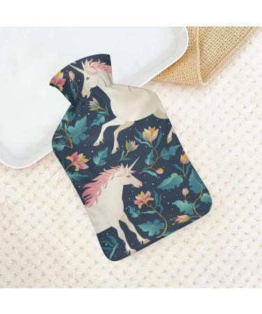 Unicorn Heat Bottle with Lid - Rubber Hot Water Sac for Pain Relief Cramps & Foot Warmer - Ideal for Hot & Cold Therapy - Buy Online on GoSupps.com