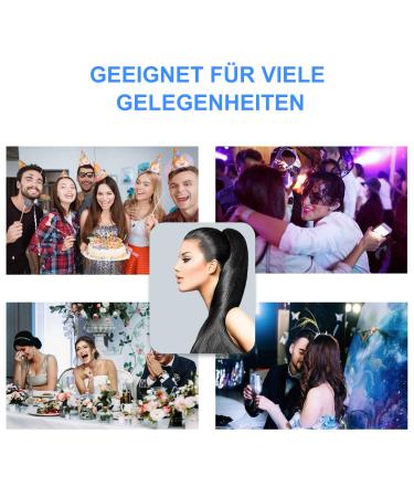 Jesslab 71cm Straight Ponytail Extensions - Heat-Resistant Thick Natural Wrap Hair for Women & Girls - Buy Online on GoSupps.com