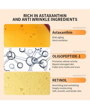 Astaxanthin Serum for Face Face Serum for Women Retinol serum for face Anti Aging for Firmness Moisturizing Smooth Fine Lines Dry Skin Glow Shrink Pores(20PCS) 0.5 Fl Oz (Pack of 2) - Buy Online on GoSupps.com