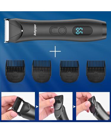 Manscape Electric Razor & Beard Trimmer - Waterproof Men's Grooming Kit for Body Hair - Recharge Dock Included - Buy Online on GoSupps.com