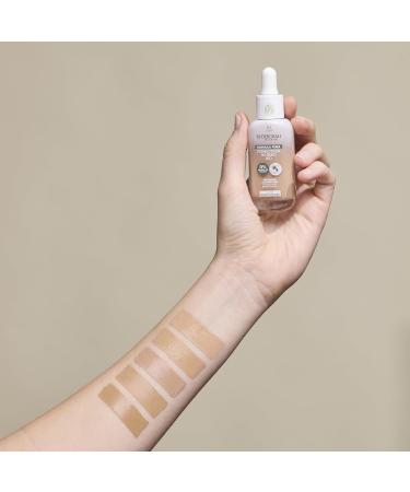  DEBORAH Deborah Milan - Pure Formula Organic Serum Foundation No. 03 Beige with a blend of organic oils SPF 20 fluid and lightweight texture for an even complexion and a no-makeup effect - Buy Online on GoSupps.com