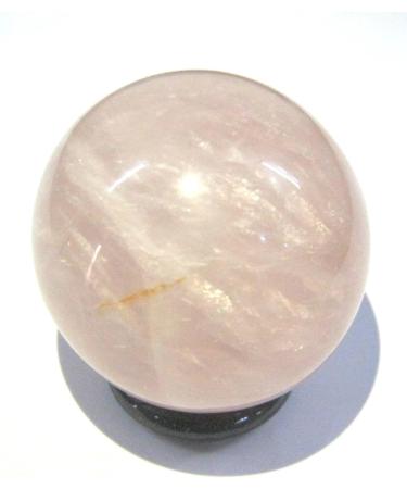 Crystal Miracle Natural 146 Grams Rose Quartz 46 MM Sphere Crystal Healing Reiki FENG Shui Home Office Gift Energy Meditation Love Health Wealth Relations Metaphysical Gemstone Spiritual Power - Buy Online on GoSupps.com