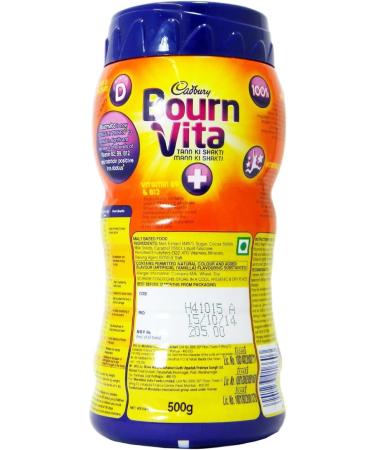 Cadbury - Bourn Vita chocolate powder - set of 2 boxes of 500 g - Buy Online on GoSupps.com