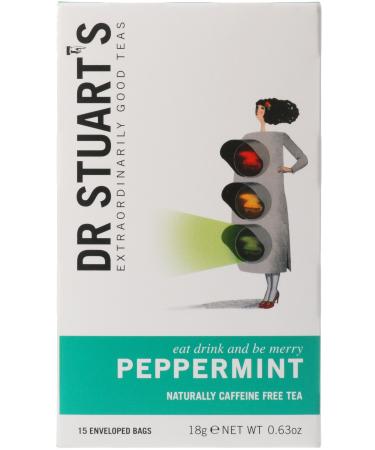 Dr Stuarts Peppermint Herbal Tea 15 Tea Bags - DRS-4002