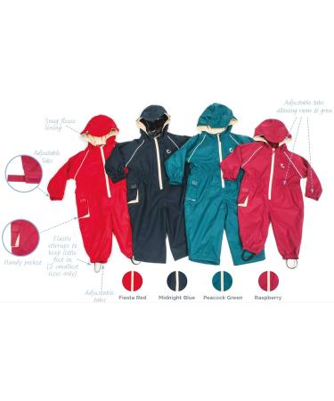 Hippychick Waterproof All In One Rainsuit for Kids 18-24 Months Red - Essential Outdoor Clothing - Buy Online on GoSupps.com