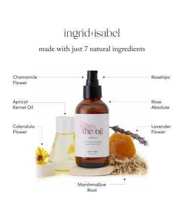 Ingrid & Isabel Organic Belly & Body Oil | Prevent Stretch Marks & Scars | Maternity Skincare 4 Fl Oz - International Shipping Available - Buy Online on GoSupps.com
