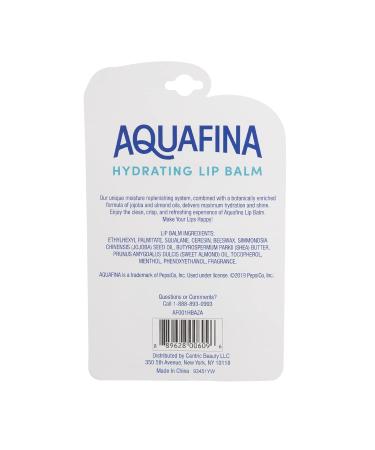 Aquafina Hydrating Lip Balm 4 Pack with Jojoba & Almond Oils, Vitamin E - New Flavors (Lemon Zing, Orange Splash, Berry Loco, Pure Original) - Buy Online on GoSupps.com