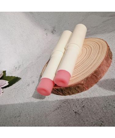 Cayes 2PCS Handmade Plant lip balm Pink Lips Serum Brighten Dark Lips Bleaching Essence Lip Balm Repair Fine Lines Brighten Moisture Exfoliator Lip Care (Pink) - Buy Online on GoSupps.com