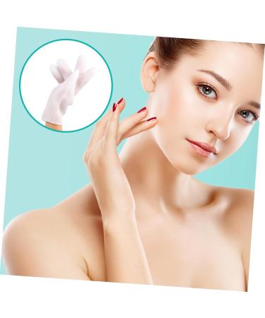 Housoutil 1 Pair Moisturizing Gloves Repairing Gloves Dry Skin Care Hand Moisturizer Gloves Pink Lotion Cream Gloves Womens Gloves Hand Care Gloves Cosmetic Women's Sebs Gel White 21.5X11.5cm - Buy Online on GoSupps.com