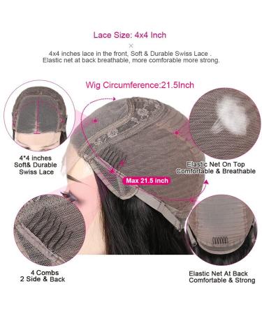 24 Inch Brazilian Virgin Deep Wave Lace Front Wig for Black Women - 180% Density, Pre Plucked with Baby Hair, Natural Color - 4x4 Closure - Buy Online on GoSupps.com