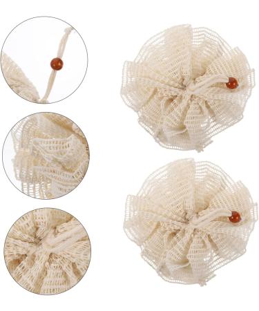 Buy NOLITOY 2pcs Bath Sponge Loofah - Relaxing Foam Bath Balls for Women | Shower Bubble Maker & Strainer - Buy Online on GoSupps.com