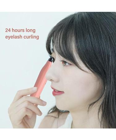 Rechargeable Electric Heated Eyelash Curler - 3 Heat Levels USB Charging Pink | Long-Lasting Curl for Stunning Eyes - Buy Online on GoSupps.com