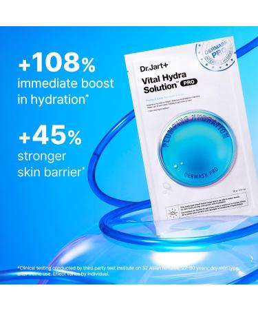 Dr.Jart+ Vital Hydra Solution Hydration Trio for Glass Skin Face Mask, Water Cream & Jelly Bear Lip Mask | Korean Skin Care Set - Buy Online on GoSupps.com