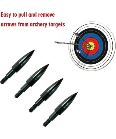 12pcs Archery Arrow Tips - 100/125/150/200 Grain Field Points - Target Practice Tips for Hunting Bow - Buy Online on GoSupps.com