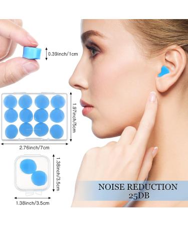 100 Pairs Reusable Silicone Moldable Ear Plugs - Noise Cancelling for Sleep, Swimming, Snoring, Concerts, Travel - Bulk Earplugs for Work and Studying - Buy Online on GoSupps.com