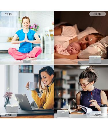 Bigmonat White Noise Sleep Aid - 30 Natural Soothing Noises Memory & Timer Functions - Improve Insomnia | International Shipping - Buy Online on GoSupps.com