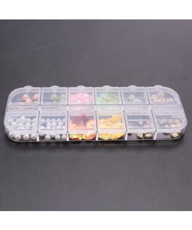 Desikixudy 3D Shape New Nail Clear Nail Pearl Diy Nail Art Decorations Rhinestone Manicure Tools 13# - Buy Online on GoSupps.com
