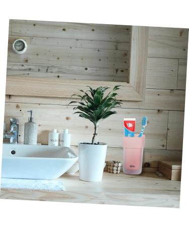 Beaupretty Portable Travel Toothbrush Cup - Compact Washing Storage Case - Pink 20.6x7.3cm - Ideal for International Shipping - Buy Online on GoSupps.com
